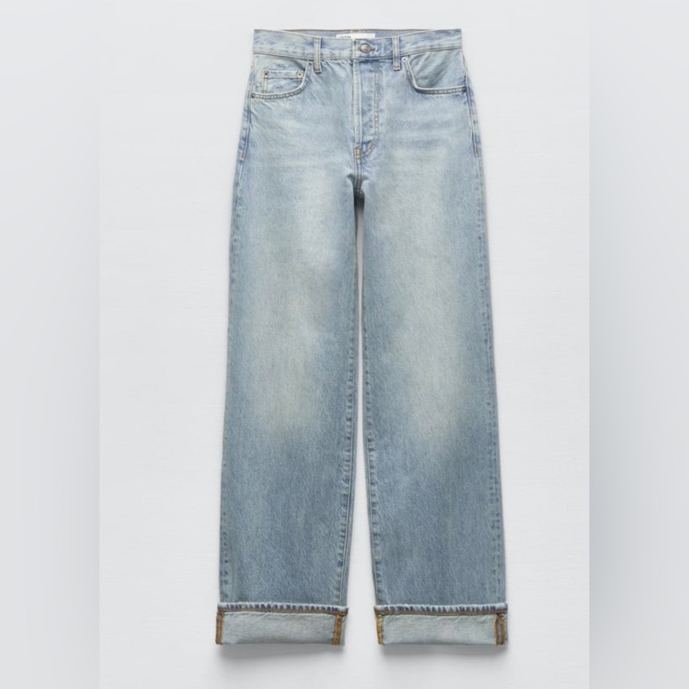 Zara Low rise the loose fit jeans